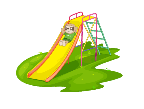 Happy child learning